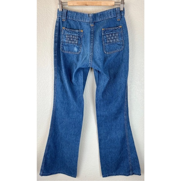 Vintage 70's Hot Dogs Bell Bottom Flared Jeans, size 26 - Picture 4 of 7